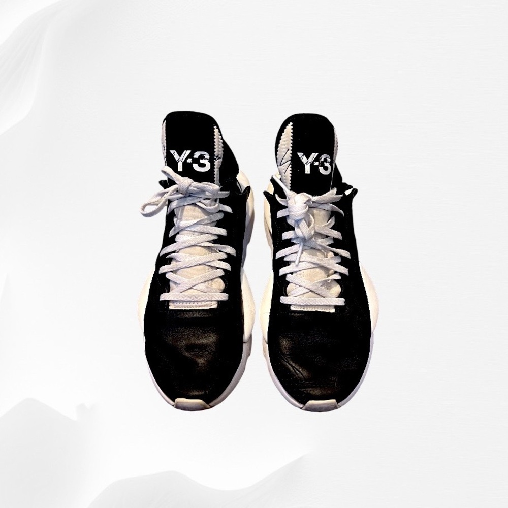 Mens Y-3 black sneaker US 8
